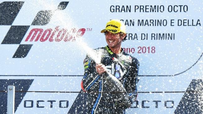 Juara dunia Moto2 2018, Francesco Bagnaia. [AFP/Tiziana Fabi]