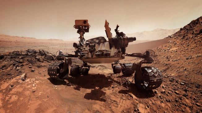 Ini Foto Terakhir Kiriman Robot Opportunity Sebelum Hilang di Planet Mars