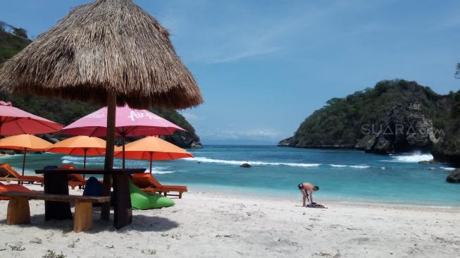 Atuh Beach, Nusa Penida. (Ferry Noviandi/Suara.com)