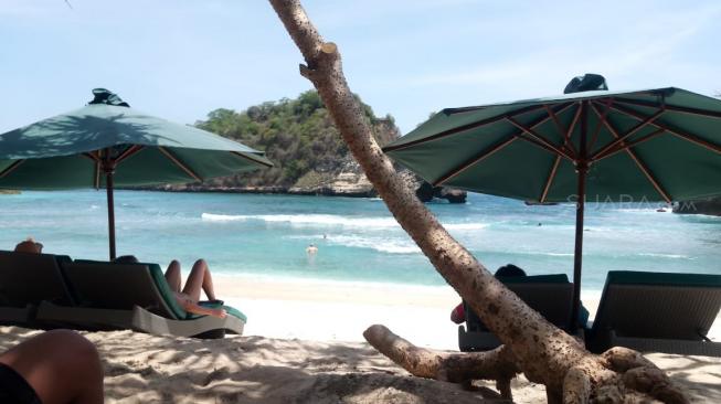 Atuh Beach, Nusa Penida. (Ferry Noviandi/Suara.com)