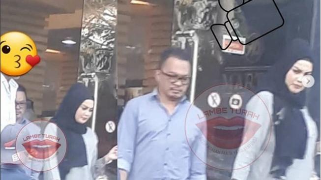 Mengenakan hijab, Jennifer Dunn jalan bareng Faisal Haris. (Instagram Lambe Turah)