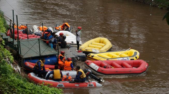 Peringatan Hari Ciliwung, yang diselenggarakan Gerakan Ciliwung Bersih (GCB), Minggu (25/11/2018). (Dok: KLHK)