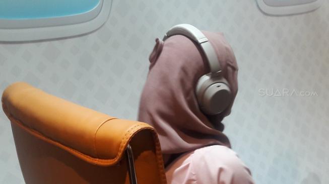 Peluncuran Sony WH-1000XM3 dan WF-SP900 di Jakarta, Rabu (28/11/2018). [Suara.com/Dythia Novianty]