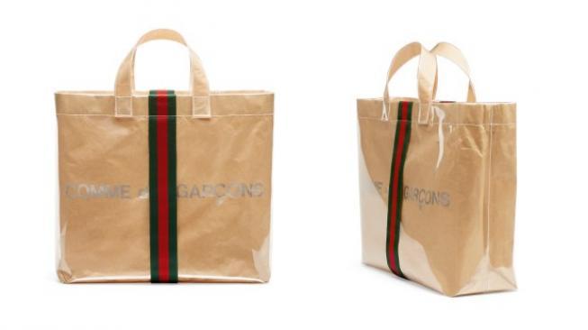 Tas untuk anak hypebeast keluaran Gucci dan CDG yang mirip kantong semen. (Dok. Gucci)