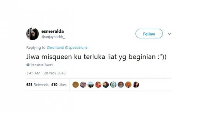 Cuitan warganet soal pernikahan Crazy Rich Surabayan. [Twitter]