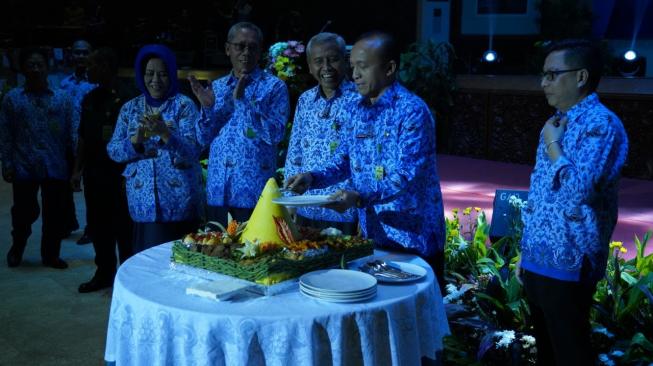 Kementerian Lingkungan Hidup dan Kehutanan (KLHK) menyelenggarakan pembinaan pegawai sekaligus Resepsi Peringatan Hari KORPRI ke-47,Jakarta, Kamis (29/11/2018). (Dok: KLHK)