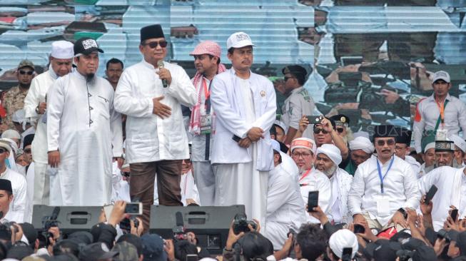 Timses: Reuni 212 Beri Dampak Positif Terhadap Elektabilitas Prabowo