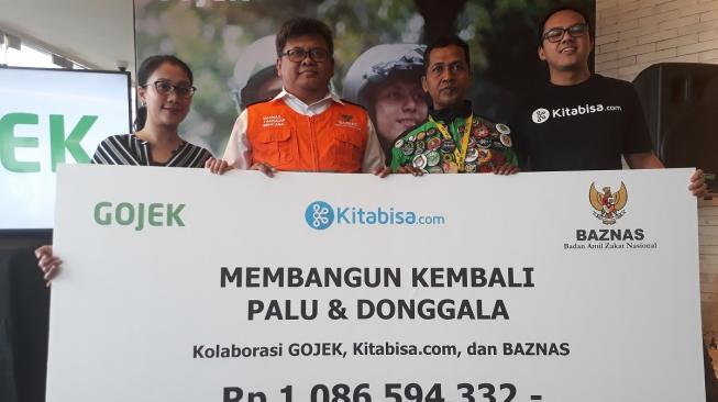 Gandeng KitaBisa.com, Go-Jek Galang Donasi Rp 1 Miliar Untuk Palu