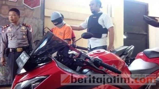 Cicil Motor Ninja 250 R, Andik 18 Kali Mencuri