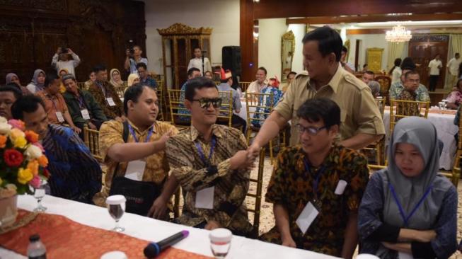 Prabowo Inginkan Kesejahteraan bagi Penyandang Disabilitas