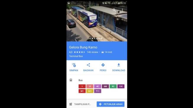 Fitur baru Google Maps. [Screenshot]