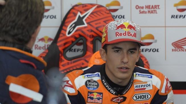 Fokus Pemulihan, Ban Motor Marc Marquez Dipereteli