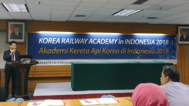 Korea Railway Academy di Indonesia 2019. (Suara.com/Firsta Nodia)