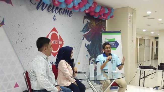 Sandiaga ke Pelamar Kerja: Jangan Bawa Map Lecek, Itu Zaman Old