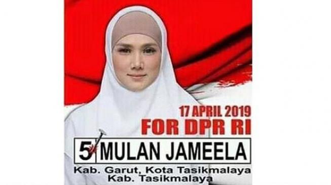 Jarang Tampil di TV, Mulan Jameela Resmi Nyaleg di Daerah Ini