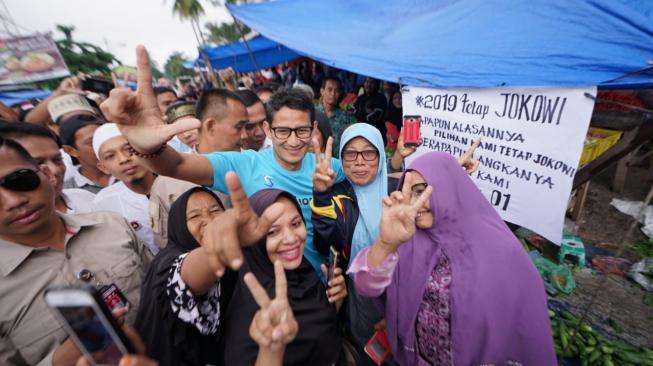 Sandiaga Minta Pelaku Perusak Atribut Demokrat Diproses Secara Transparan