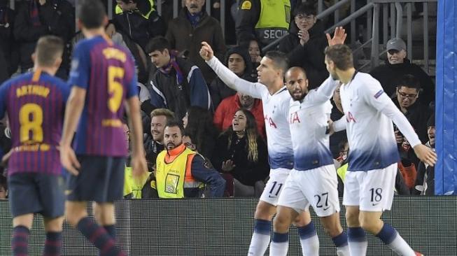 Berikut 5 Fakta Menarik Usai Barcelona vs Tottenham Hotspur Imbang 1-1