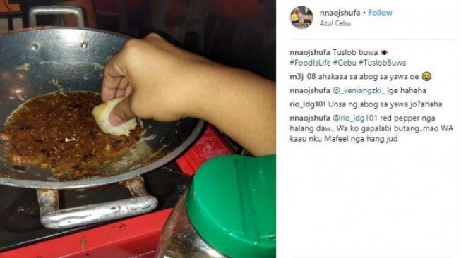 Lezatnya sambal ketupat di Filipina [Instagram]