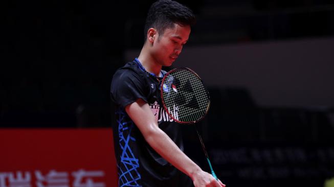 BWF World Tour Finals: Tereleminasi, Anthony Salahkan Shuttlecock?