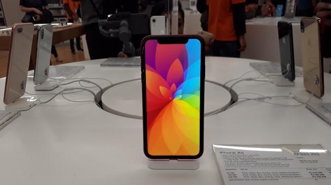 iPhone XR diperkenalkan di Jakarta, Jumat (14/12). [Suara.com/Lintang Siltya Utami]