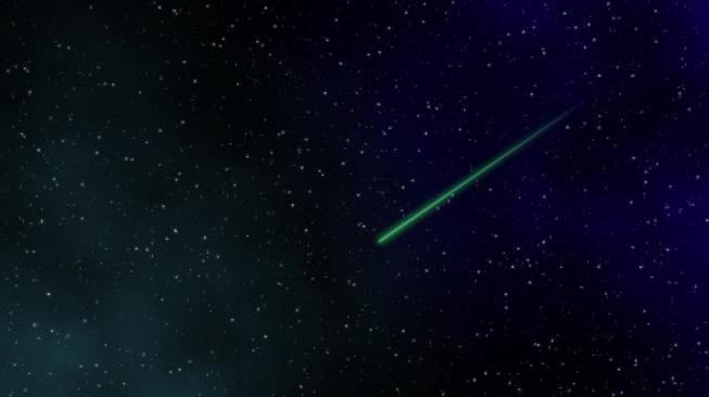 Ilustrasi komet. [Shutterstock]