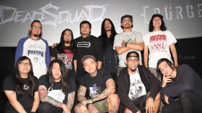 Cerita Deadsquad dan Burgerkill membakar Eropa di Jakarta, beberapa waktu lalu. [Suara.com/Wahyu Tri Laksono]