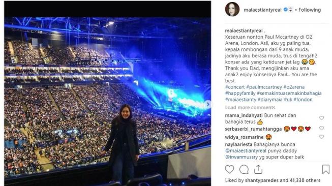 Maia Estianty bilang Irwan Mussry yang terbaik. [instagram/maiaestiantyreal]