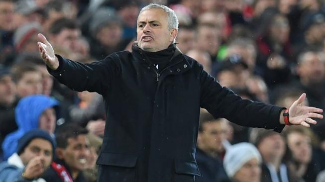 Manajer Manchester United, Jose Mourinho. [Paul ELLIS / AFP]