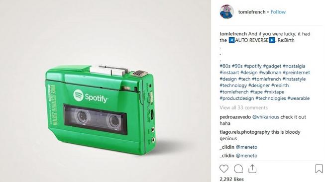 Walkman. [Instagram]