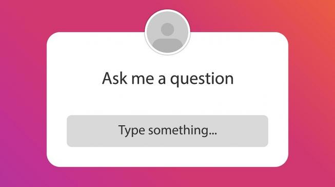 stiker Ask Me Question Instagram. [Shutterstock]