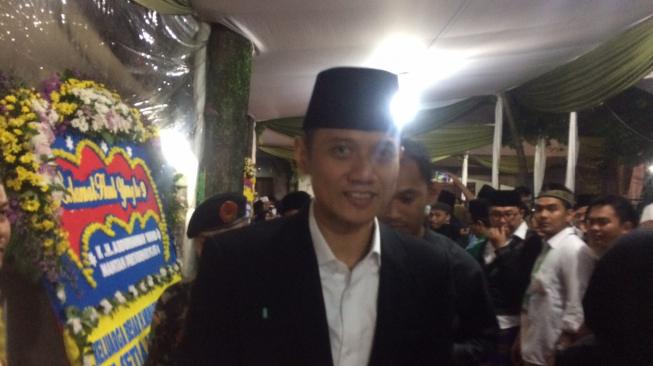 Agus Harimurti Yudhoyono menghadiri acara haul Gus Dur ke-9 [Suara.com/Muhammad Yasir]