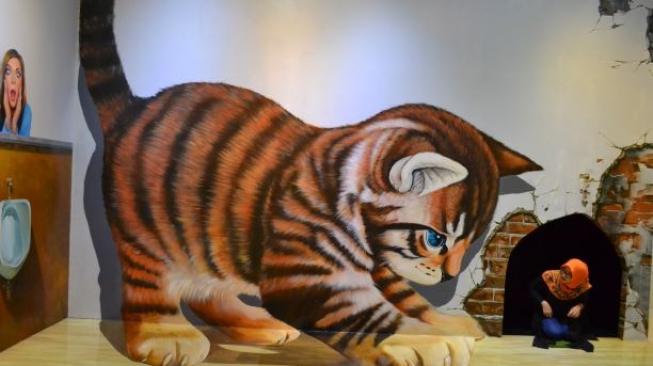 Berfoto Ria di Museum 3D Ini, Serasa di Studio Hollywood