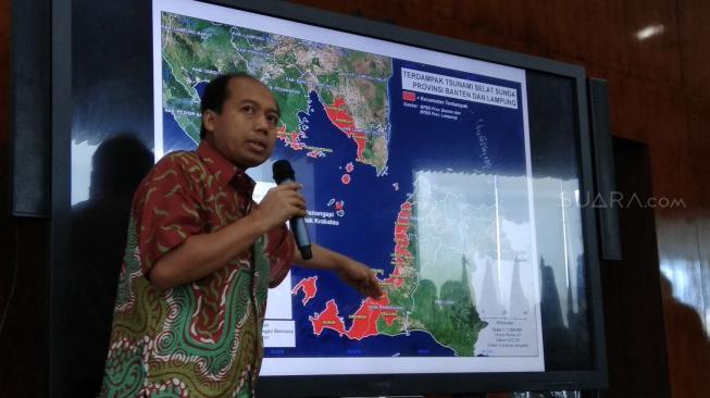 BNPB: Tinggi Gelombang Tsunami di Tanjung Lesung Lebih dari 5 Meter