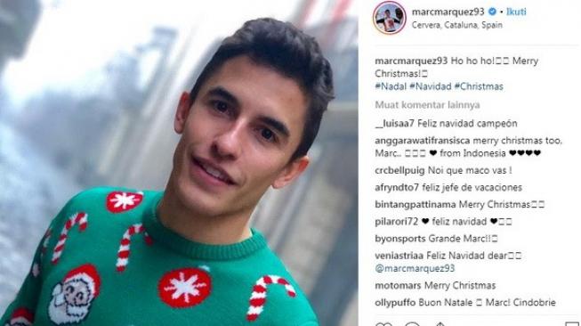 Perayaan Natal Marc Marquez