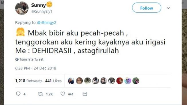 Cuitan warganet soal pertanyaan kocak dari seorang adek. [Twitter]