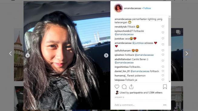 5 Potret Amanda Caesa, Putri Parto Patrio yang Cantik Tapi Pemalu