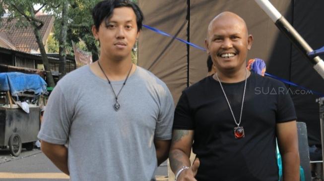 Fajar Hidayatullah, pemeran Ujang dalam serial televisi favorit, Preman Pensiun saat ditemui beberapa waktu lalu. [Suara.com/Ismail]