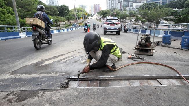 Sempat Alami Keretakan, Flyover Kodim Kemayoran Telah Diperbaiki