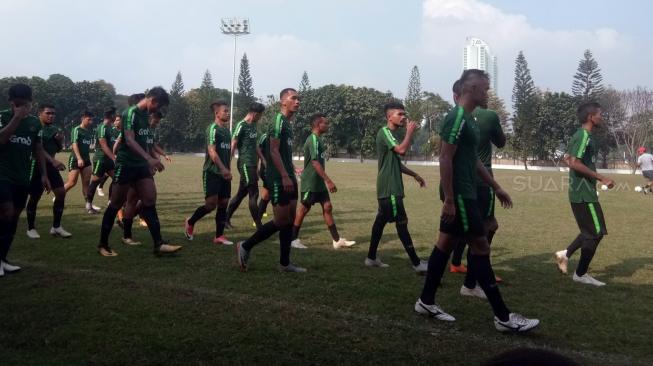 Latihan Perdana Timnas U-22, Lima Pemain Absen, Salah Satunya Egy