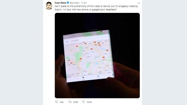 Tablet lipat Xiaomi. [Twitter]