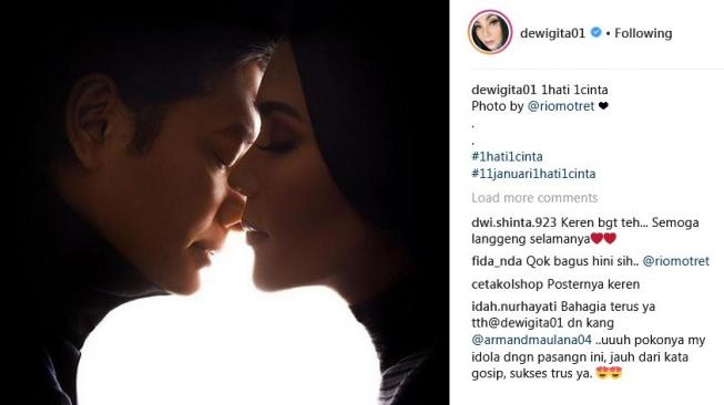 Dewi Gita dan Armand Maulana. (Instagram)