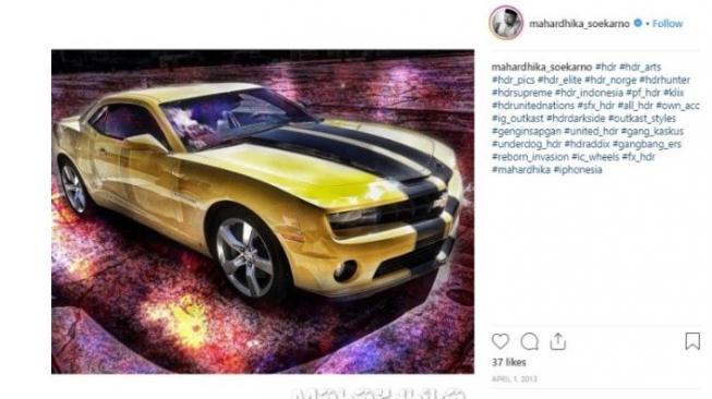 Chevrolet Bumblebee [Instagram: @mahardika_soekarno].