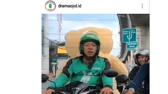 Agus Ringgo Rahman menjadi Ojol [Instagram: @dramaojol.id].