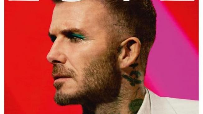 David Beckham jadi Cover majalah Love. (Instagram/@thelovemagazine)