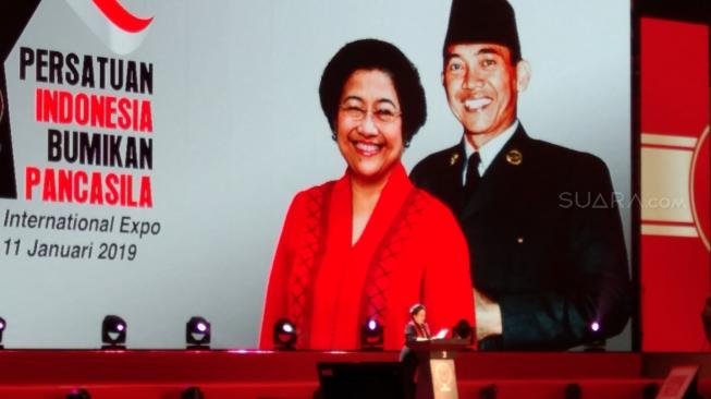 Ketua Umum PDI Perjuangan Megawati Soekarnoputri. (Suara.com/Walda Marison.