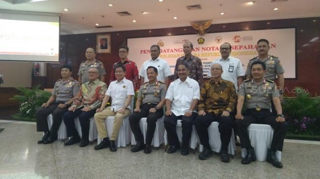 Kapolri Tito Karnavian Teken MoU dengan 4 Lembaga Negara