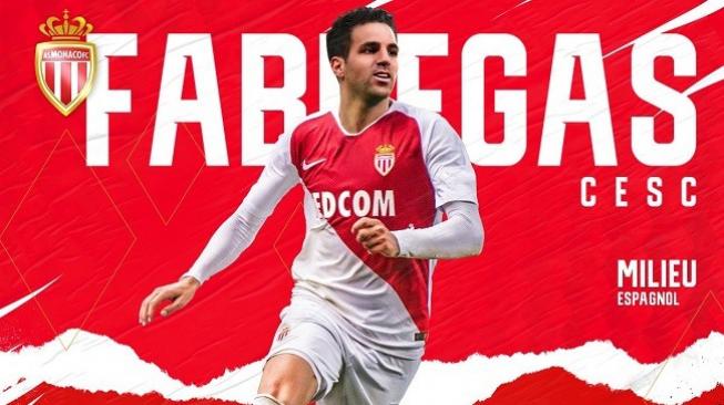 Resmi, Cesc Fabregas Jadi Pemain AS Monaco