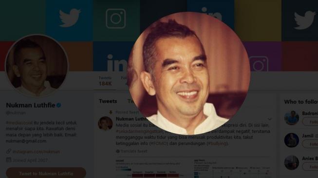 Nukman Luthfie, Tokoh Media Sosial Indonesia, Wafat