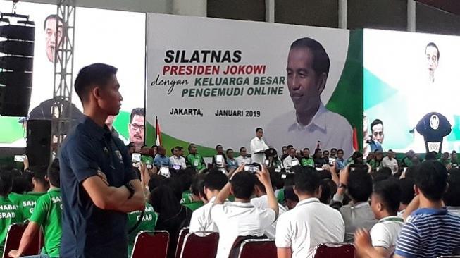 Jokowi di Hadapan Ribuan Pengojek Online: Pilih Pemimpin Berpengalaman