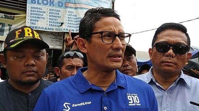 Sandiaga Akui Awalnya BPN Usul Serang Pribadi Jokowi-Maruf Saat Debat